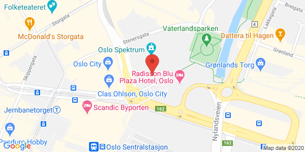 Map displaying event location