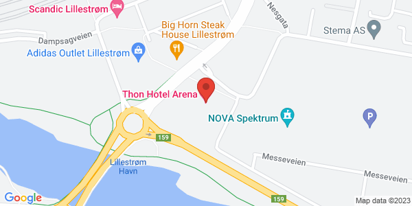 Map displaying event location