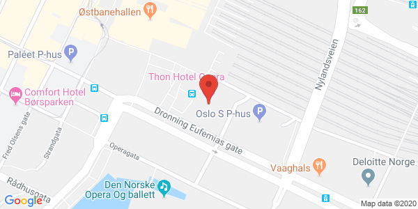 Map displaying event location