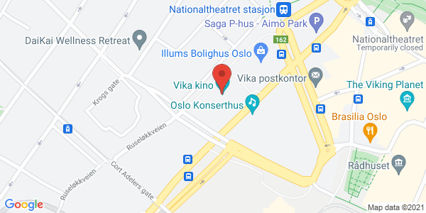 Map displaying event location