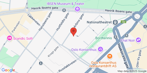 Map displaying event location