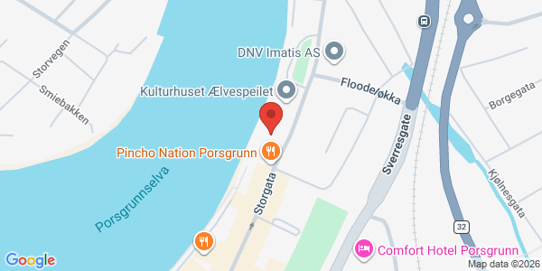 Map displaying event location