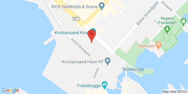 Kart som viser hvor arrangementet foregår