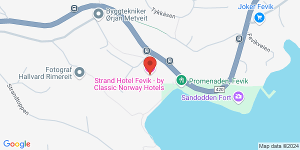 Map displaying event location