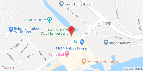 Map displaying event location