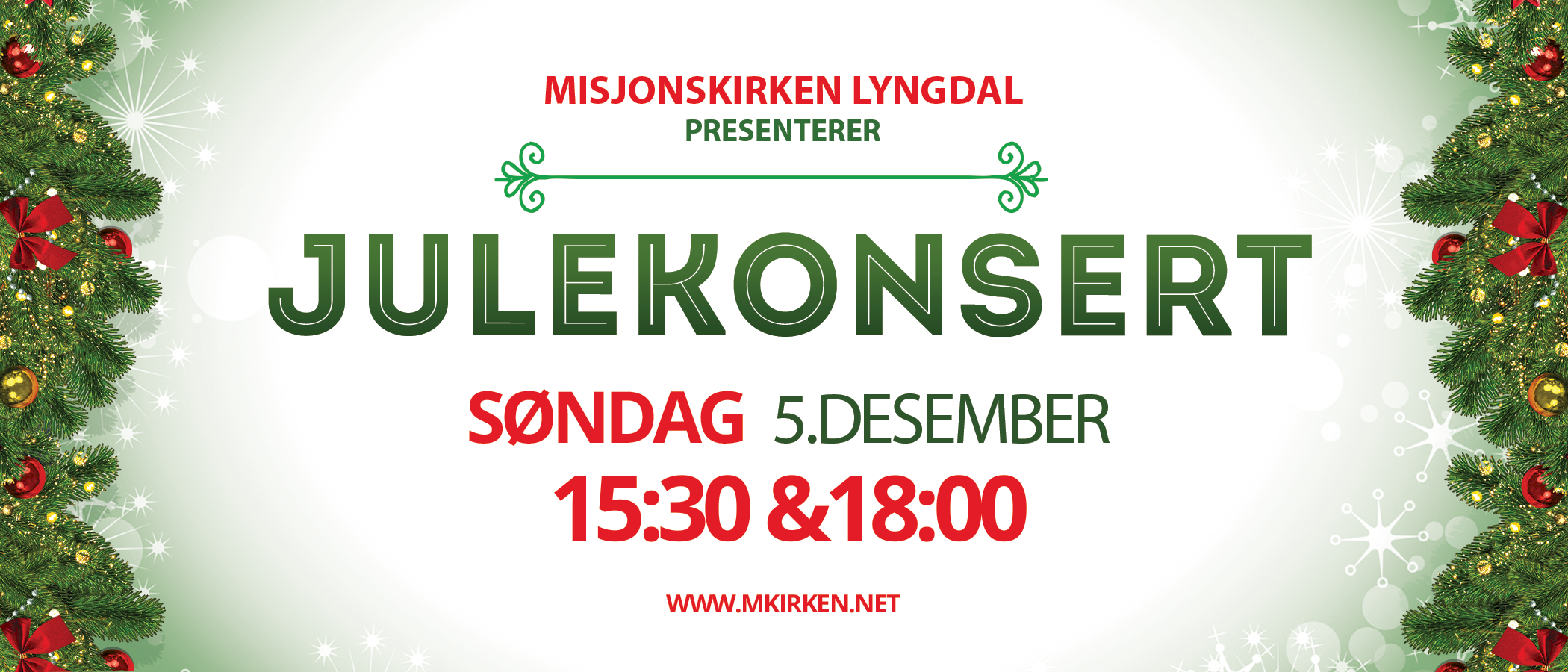 Julekonsert i Misjonskirken kl. 18.00