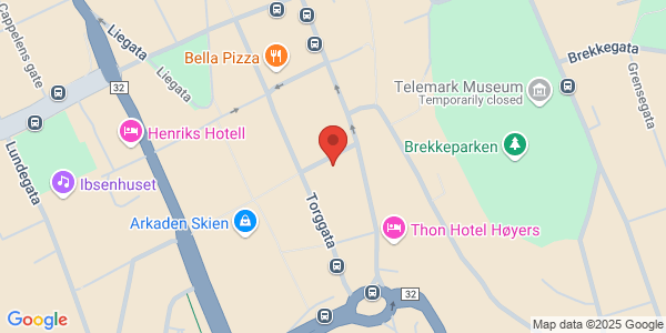 Map displaying event location