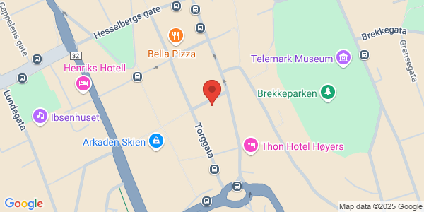 Map displaying event location