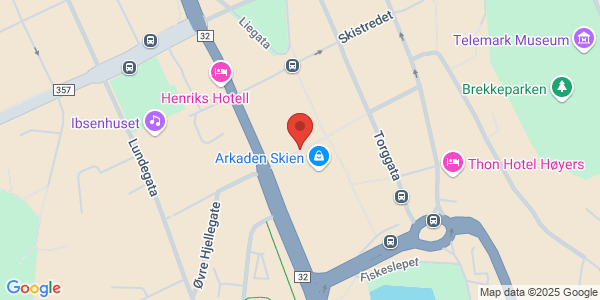 Map displaying event location