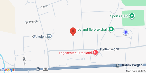 Map displaying event location
