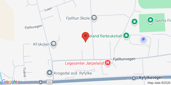 Kart som viser hvor arrangementet foregår