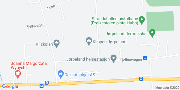 Kart som viser hvor arrangementet foregår