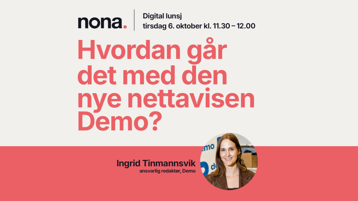Digital lunsj: Hvordan går det med den nye nettavisen Demo?
