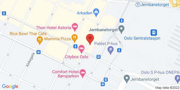 Map displaying event location