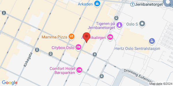 Map displaying event location
