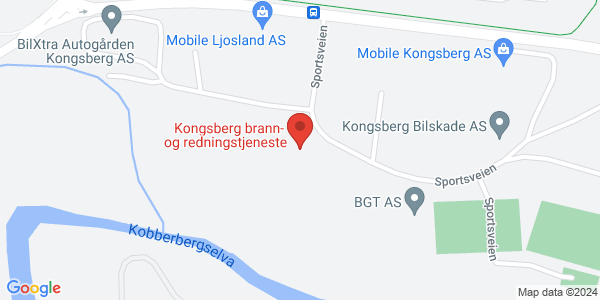 Kart som viser hvor arrangementet foregår