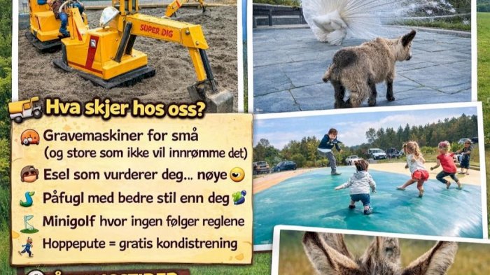 Familiedag på Ørnhaug Besøk og Aktivitetstun