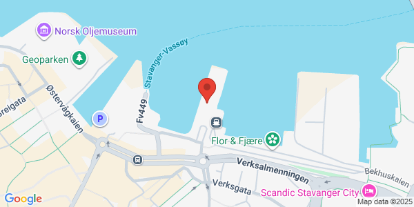 Map displaying event location