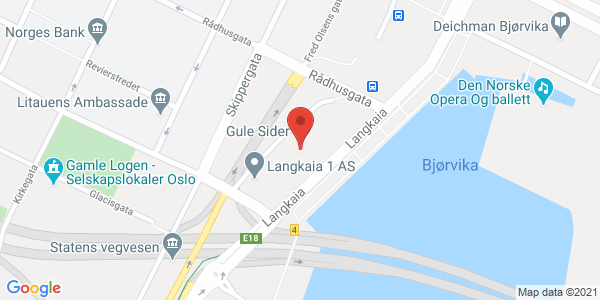 Map displaying event location