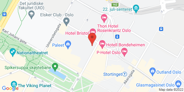 Map displaying event location