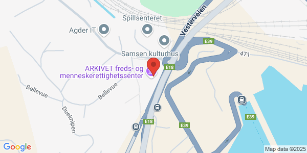 Map displaying event location