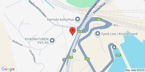 Map displaying event location