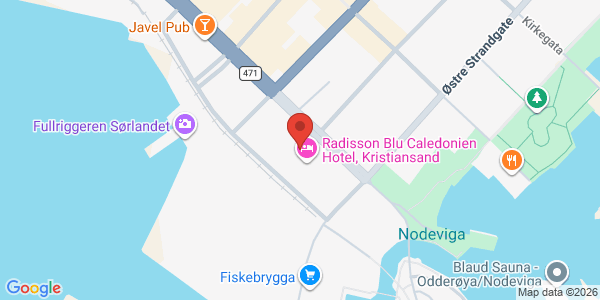 Map displaying event location