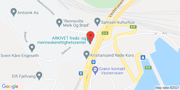 Map displaying event location