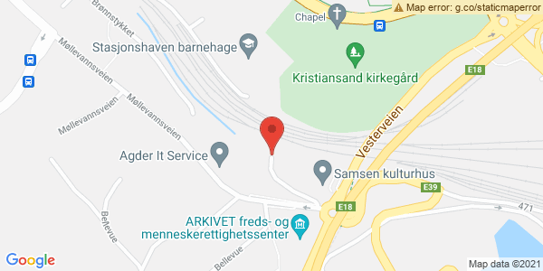 Map displaying event location