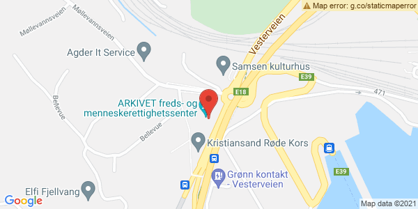 Map displaying event location