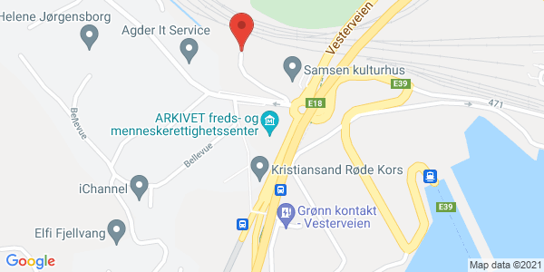 Map displaying event location