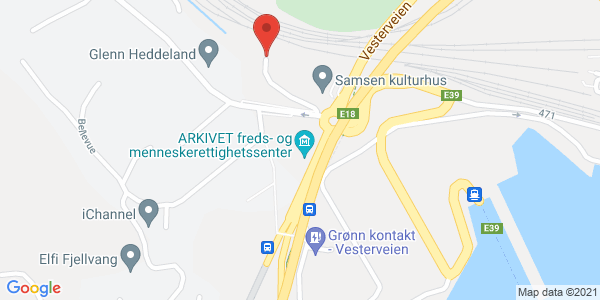 Map displaying event location