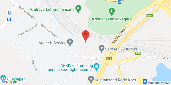 Map displaying event location