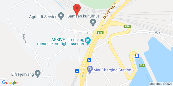 Map displaying event location