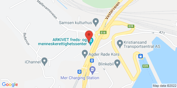 Map displaying event location