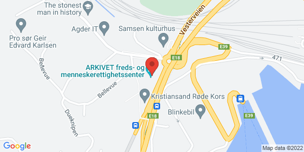 Map displaying event location