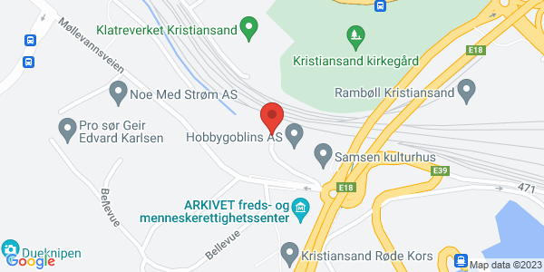 Map displaying event location