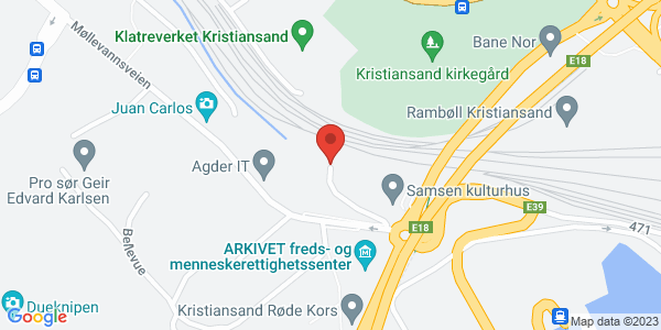 Map displaying event location