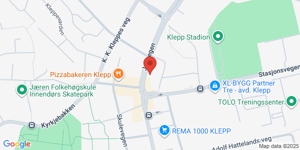 Map displaying event location
