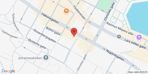 Map displaying event location