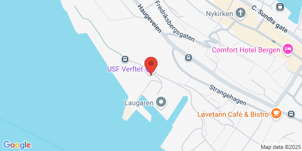 Map displaying event location