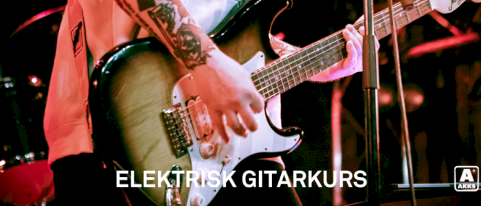 Elektrisk gitar - Kursrunde 1 vår 2026