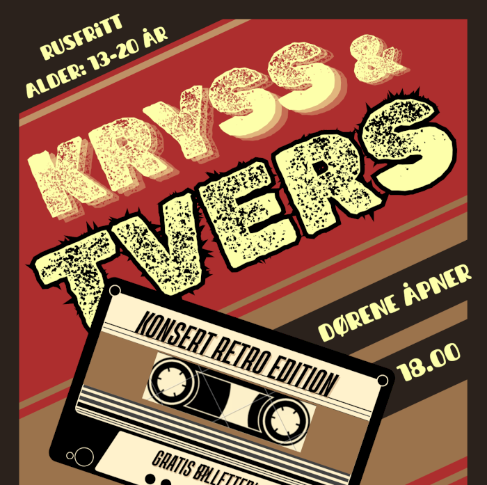 Kryss & Tvers Konsert på Åsane Kulturhus