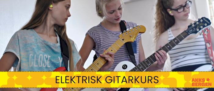 Elektrisk gitar - Kursrunde 3 høst 2026
