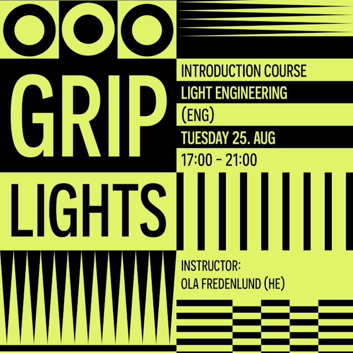 GRIP fall 2026 Introduction course in light engineering (English)