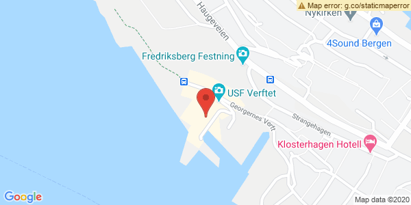 Map displaying event location