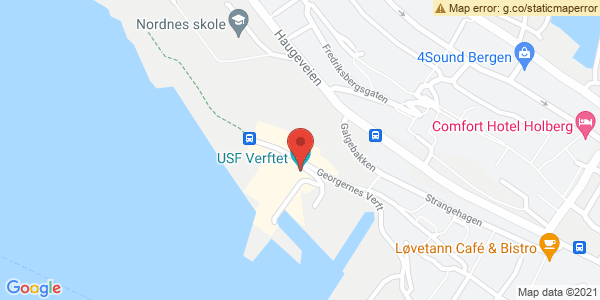 Map displaying event location