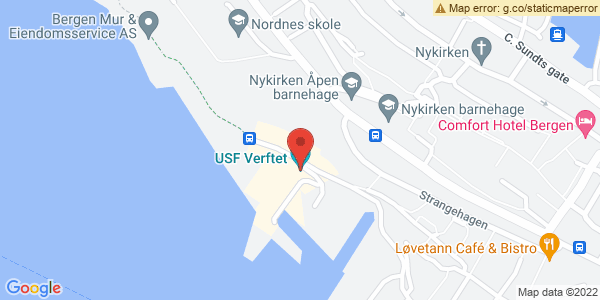 Map displaying event location