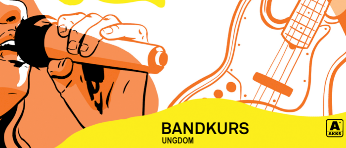 Bandkurs ungdom kl. 18:O0 (fra 12-16 år) - Vår 2023
