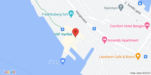 Map displaying event location
